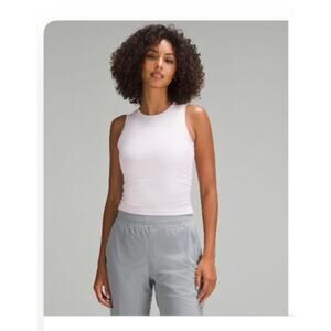 lululemon License to Train Tight-Fit Tank Top Heathered Meadowsweet Size 8